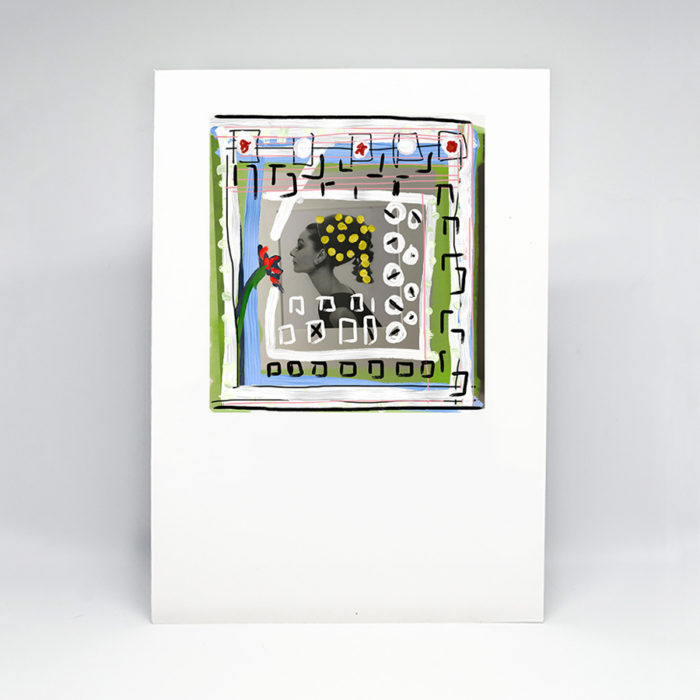 "Audrey and Flower" (Little Print 5 x 7") - Image 2